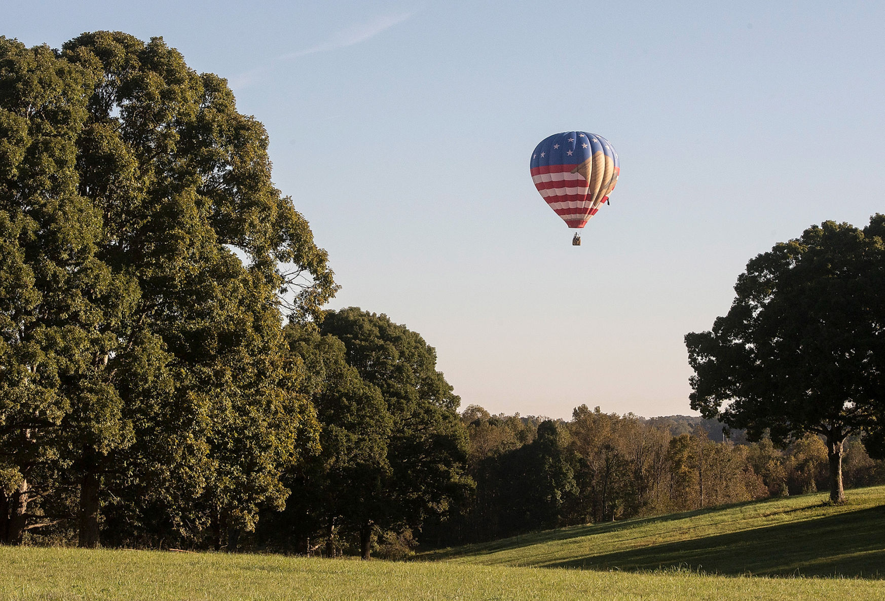 Hot air balloon ride